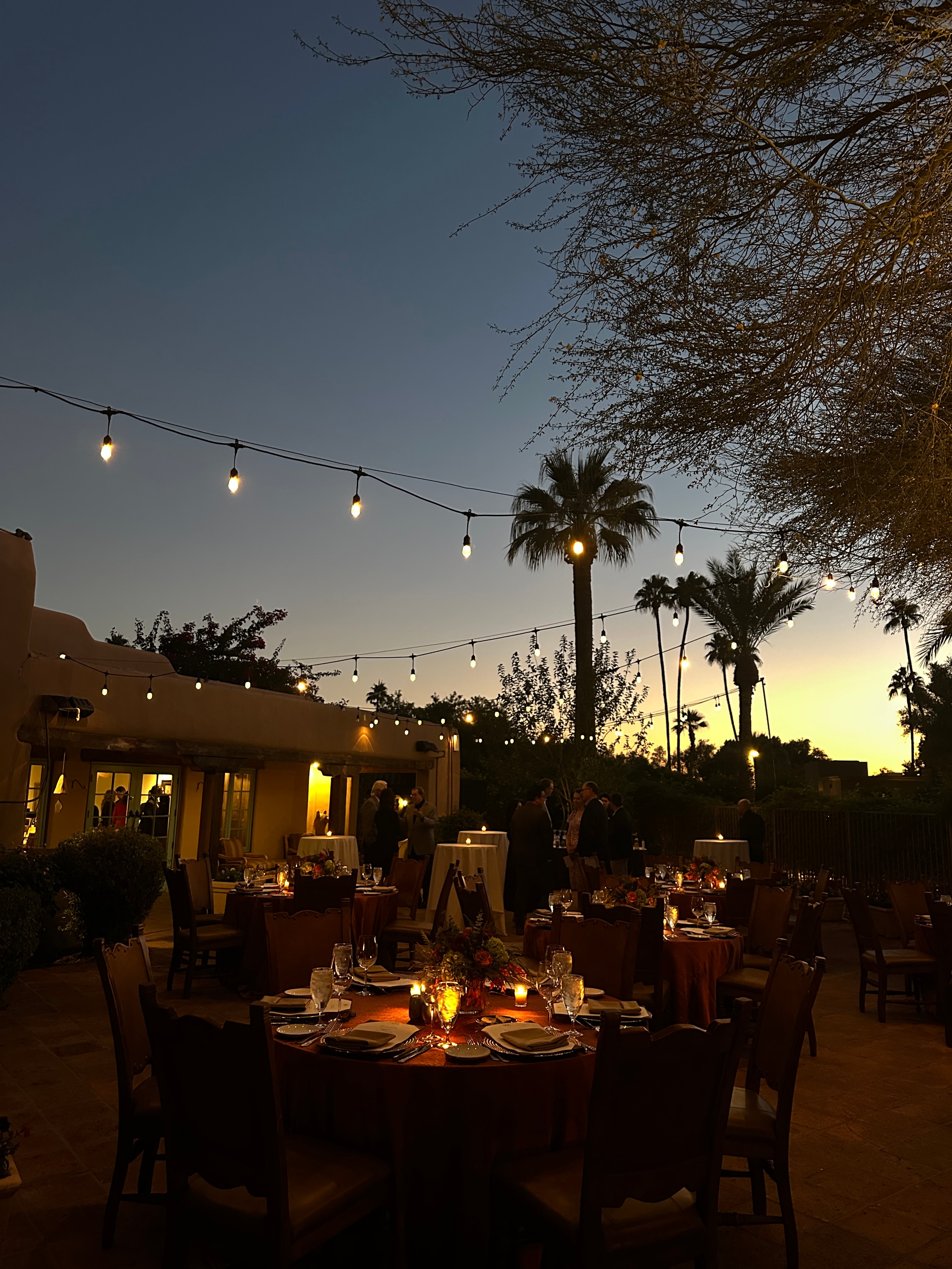 Corporate event conference setup